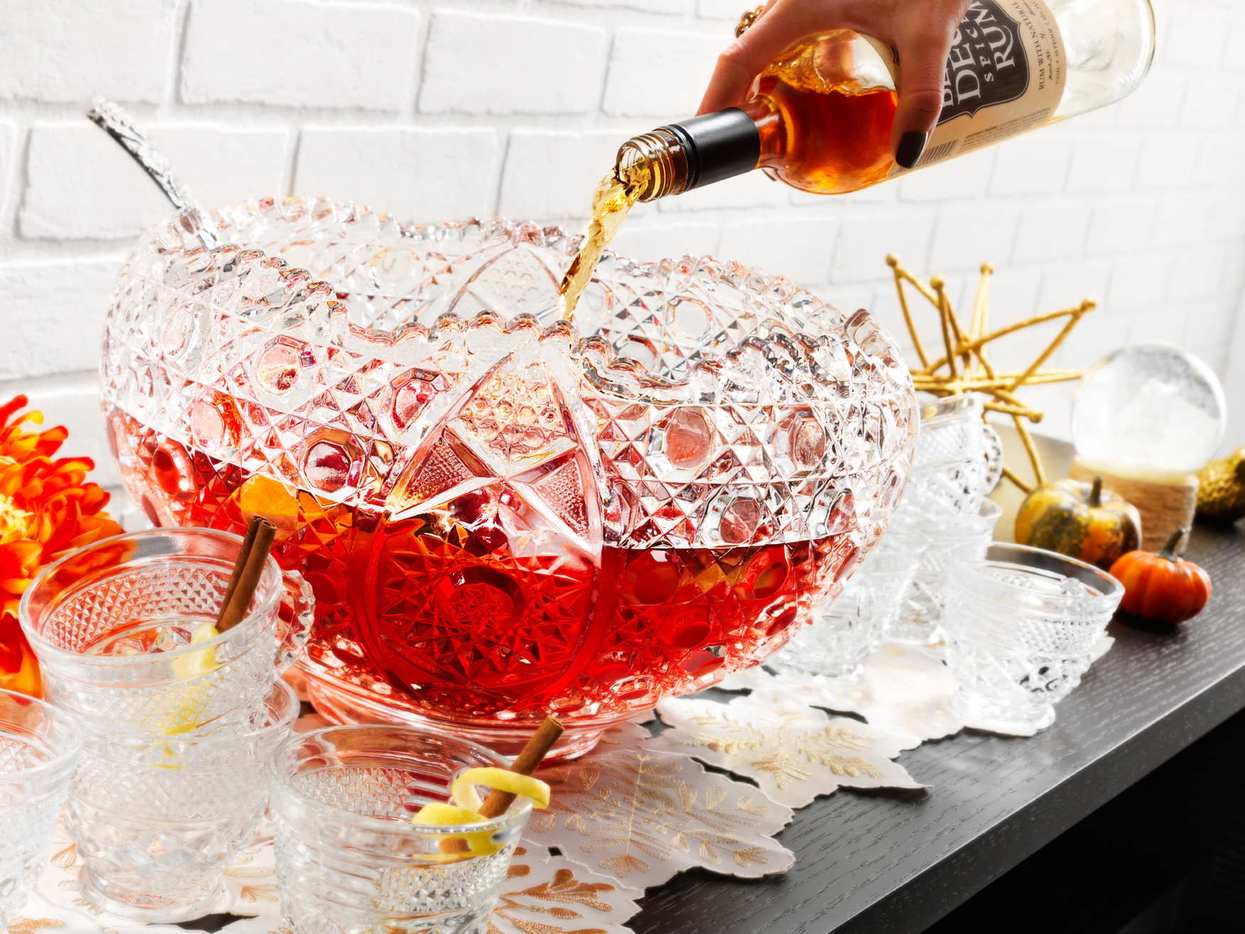 A photo of a spiked rum holiday punch for Thanksgiving by Studio 3  — Studio 3, Inc.