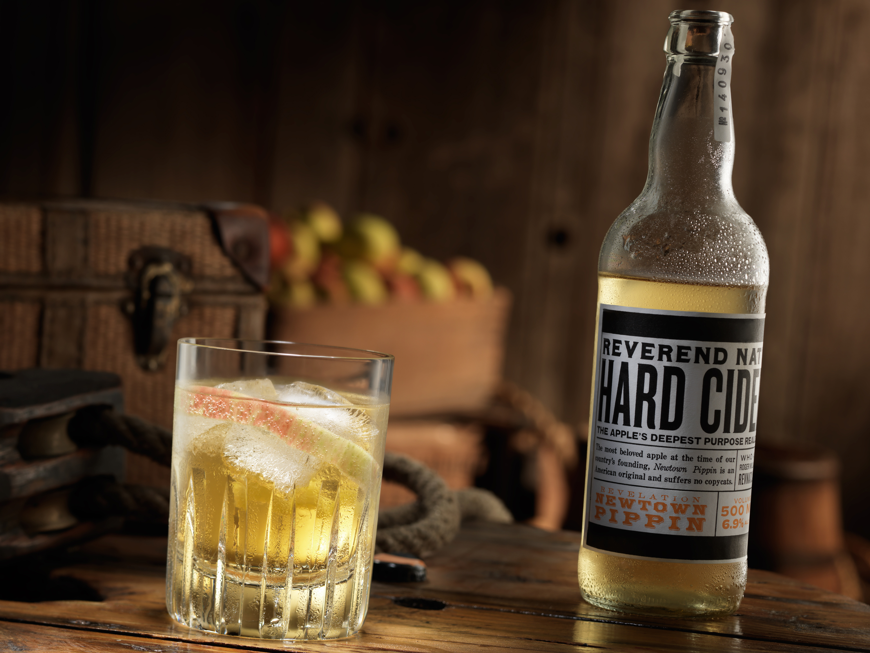 Studio 3 Drink Photography Reverend Nats Hard Cider Baller Glass  — Studio 3, Inc.