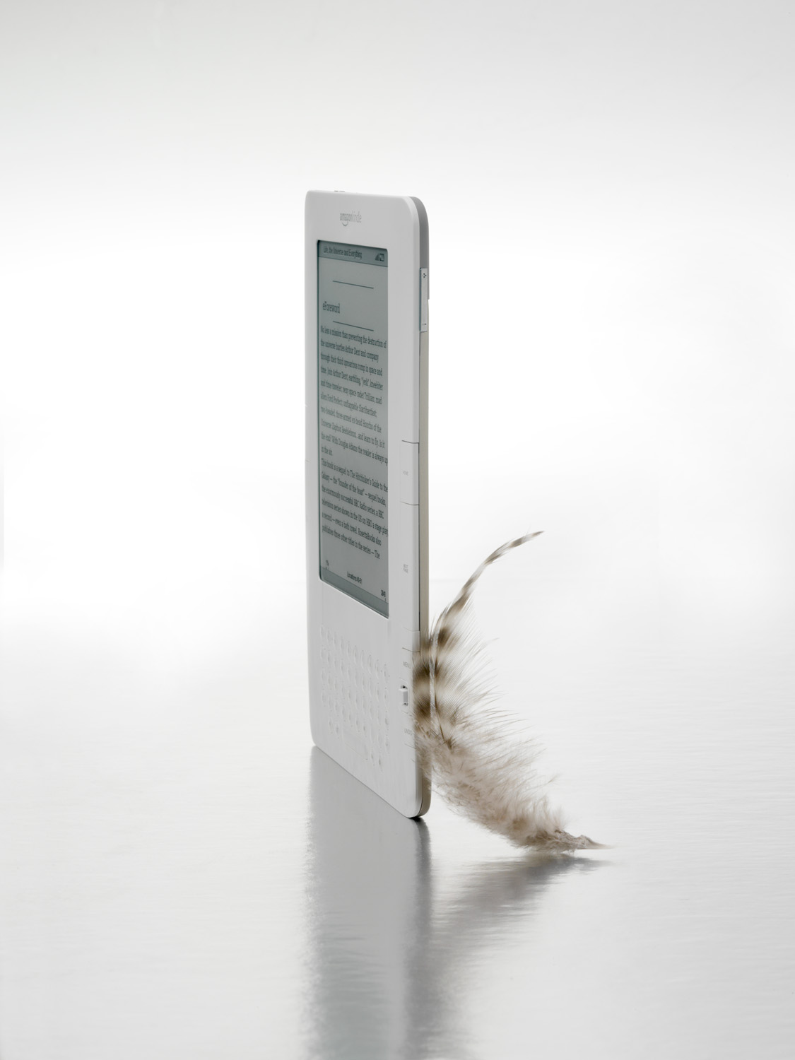 kindle white feather  — Studio 3, Inc.
