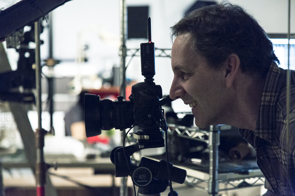 Photographer Craig Wagner shooting behind the scenes  — Studio 3, Inc.