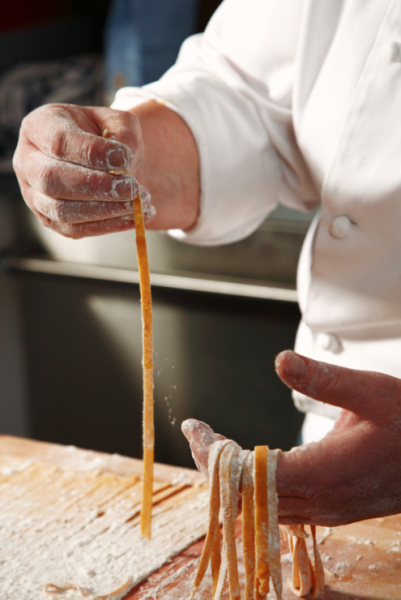 Cook Making Pasta